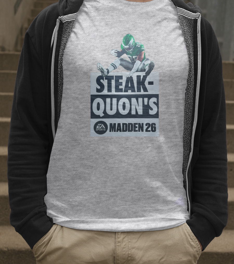 Saquon Barkley Steak Quon’s EA Sports Madden 26 Philadelphia Eagles T-Shirt