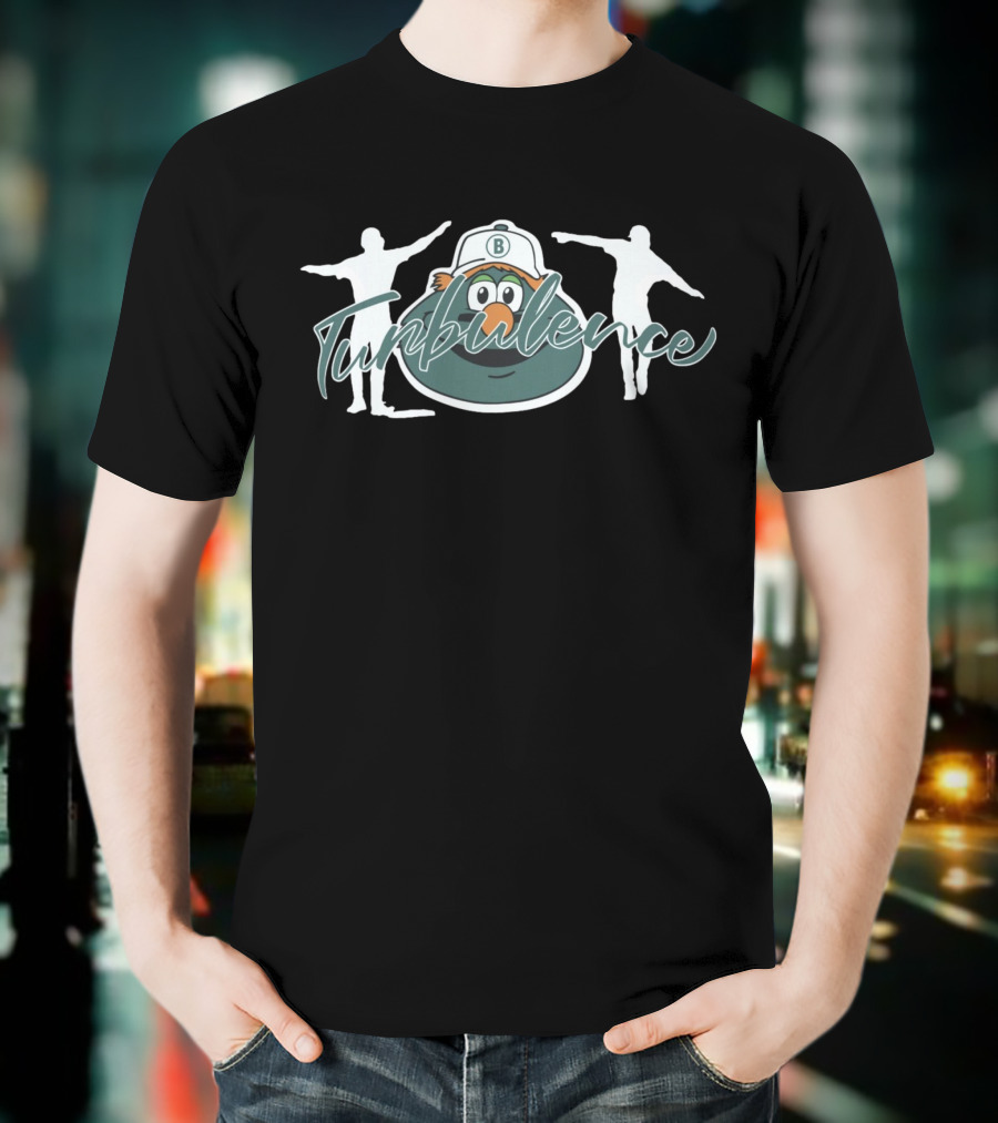 Boston Red Sox Turbulence Wally Mascot And Dancing Fans T-Shirt