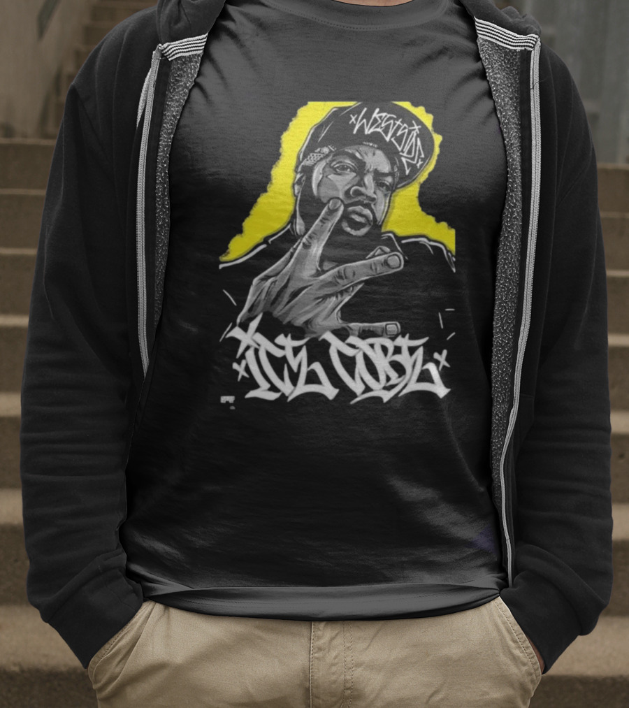 Ice Cube Westside Hand Gesture Hip Hop T-Shirt