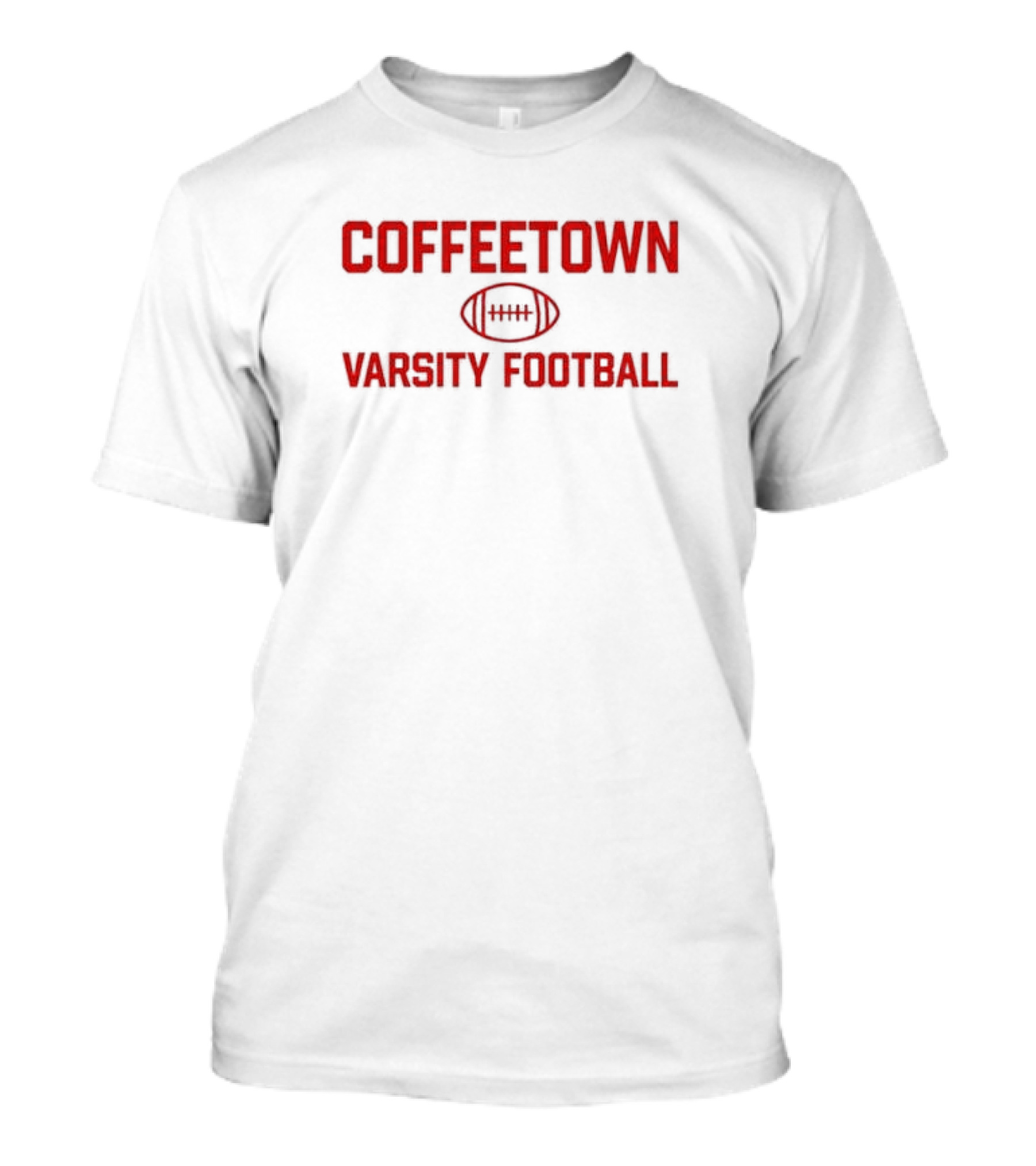 Coffeetown Varsity Football Josh Pate Wearing Sports T-Shirt