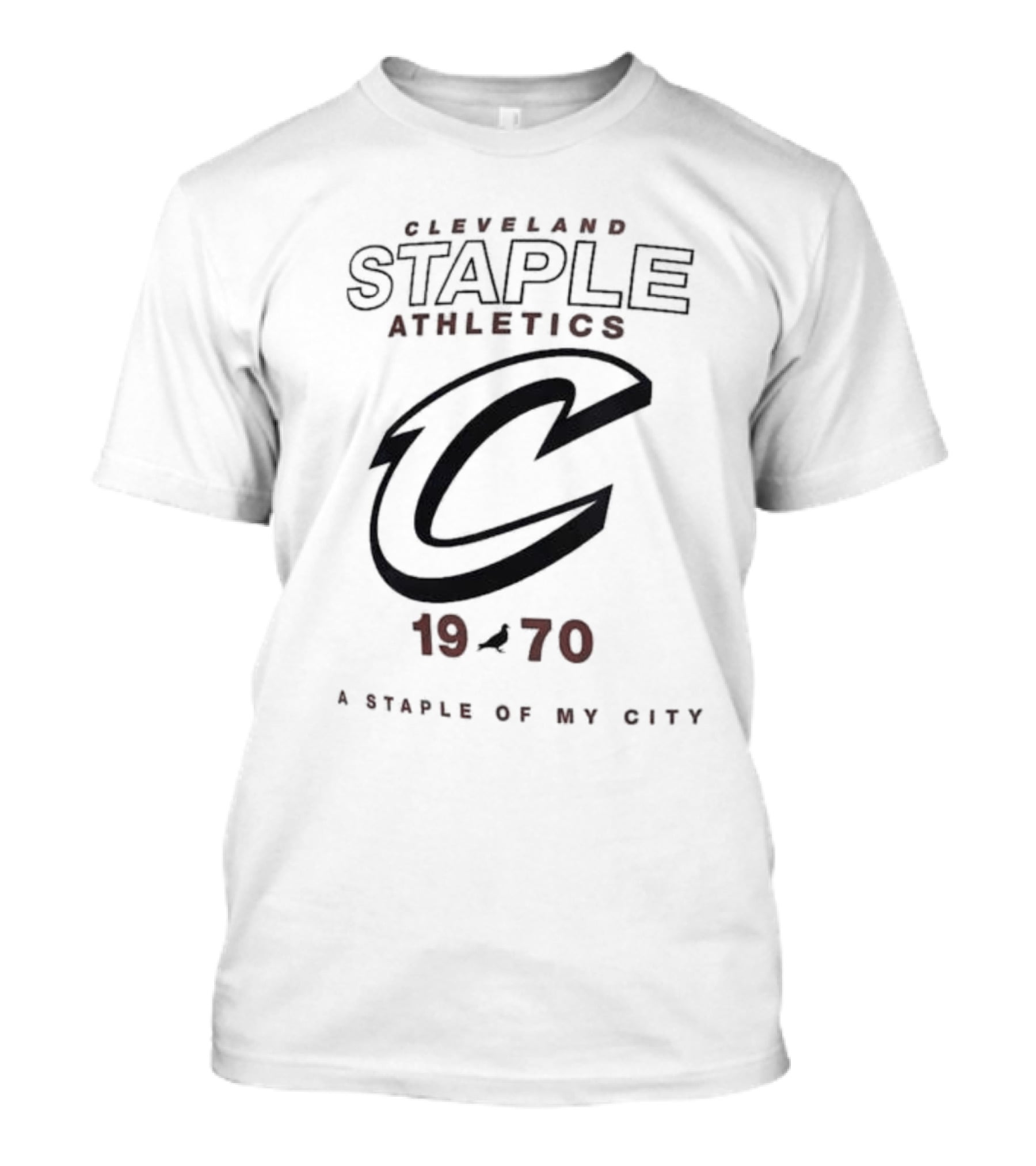Cleveland Staple Athletics 1970 A Staple Of My City T-Shirt