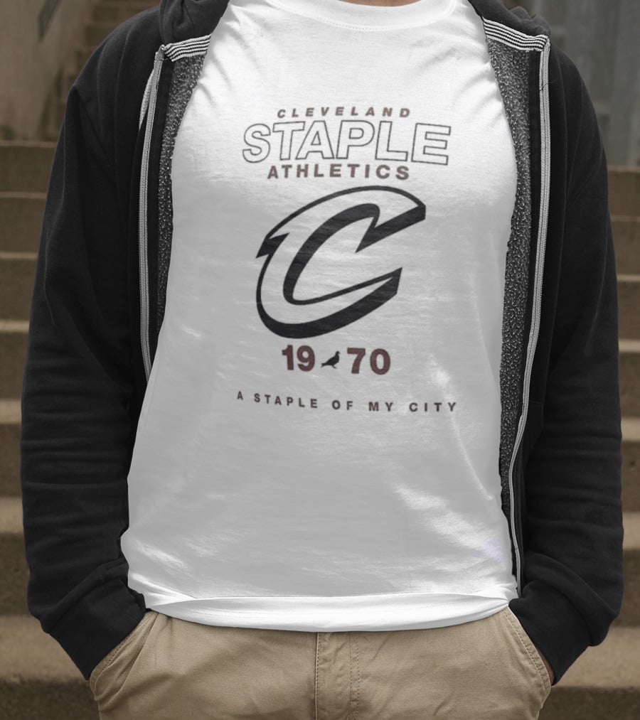 Cleveland Staple Athletics 1970 A Staple Of My City T-Shirt