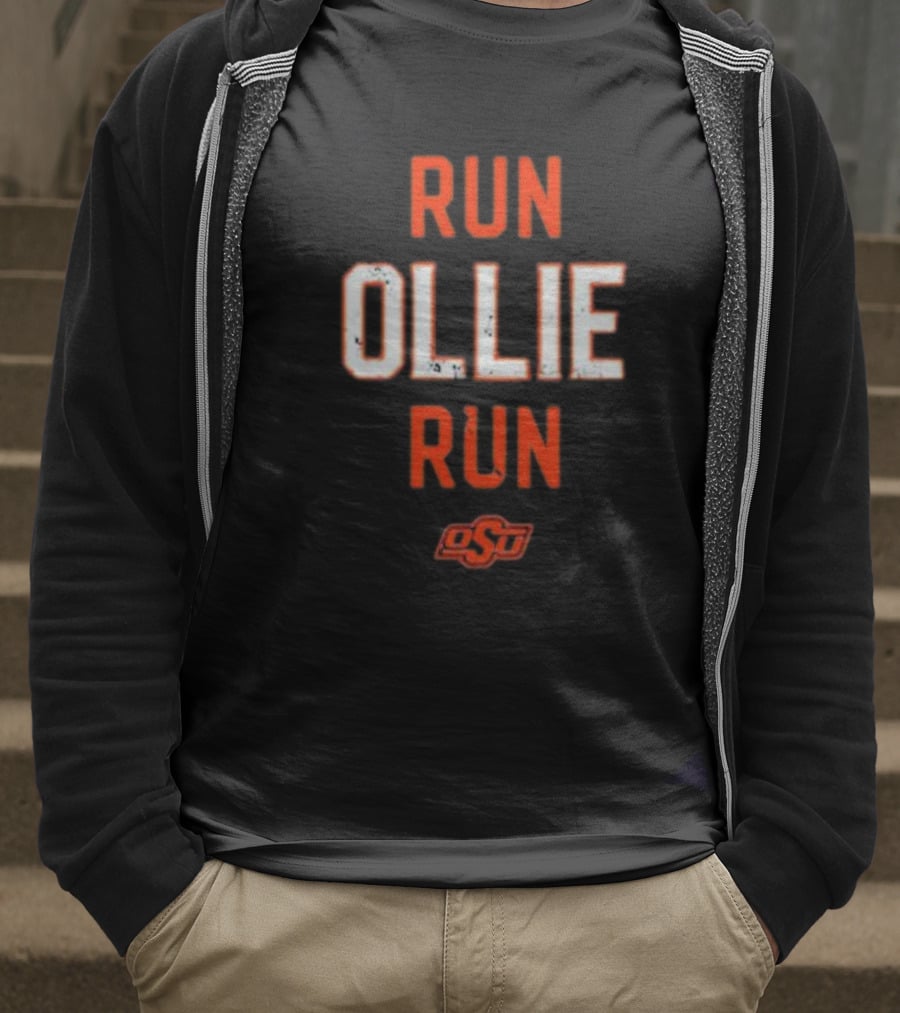 Oklahoma State University OSU Run Ollie Run T-Shirt