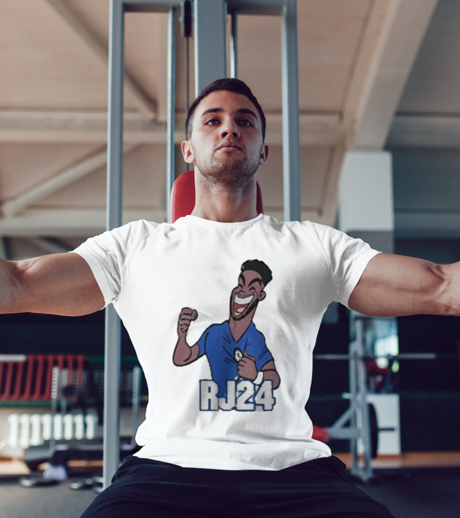 Reece James RJ24 Cartoon Blue Football T-Shirt