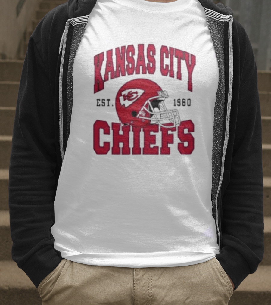 Kansas City Chiefs Est 1960 Helmet Chiefs Football T-Shirt