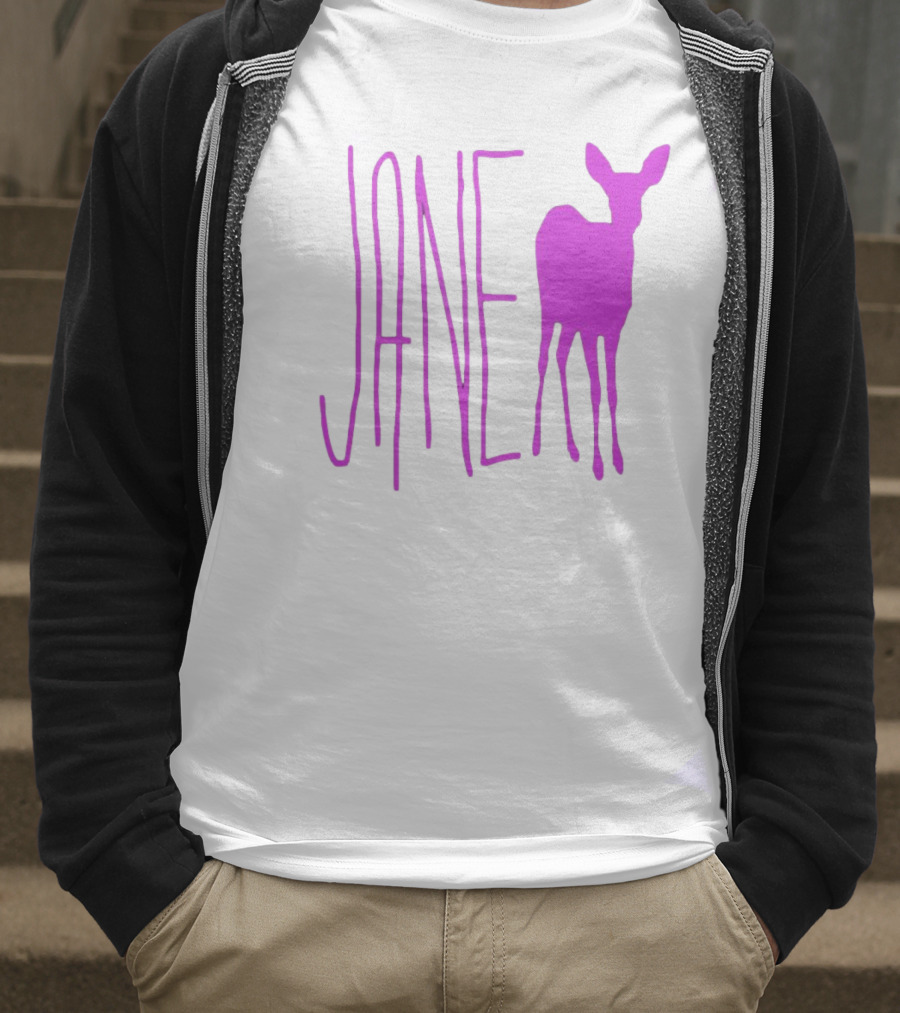 Forbidden Planet Jane Doe Pink Deer T-Shirt