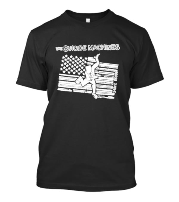 The Suicide Machines Barcode Flag Design Tsmdetroit 43828 60999 T-Shirt