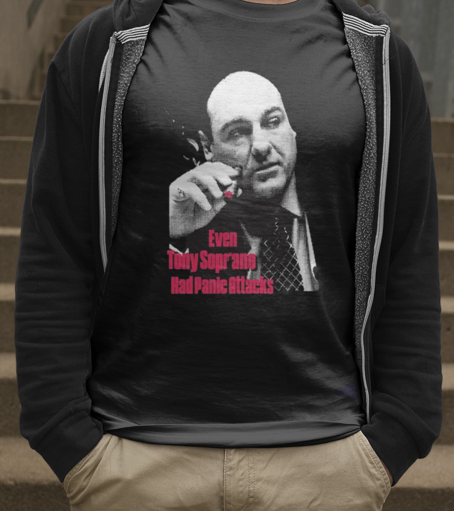 Even Tony Soprano Had Panic Attacks Iconic Image T-Shirt