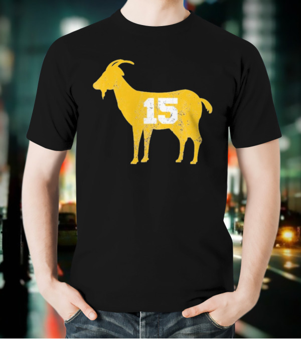 Goat 15 Yellow Silhouette Toddler Fine Jersey T-Shirt