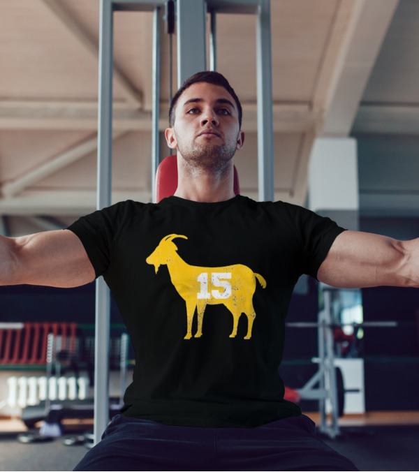 Goat 15 Yellow Silhouette Toddler Fine Jersey T-Shirt