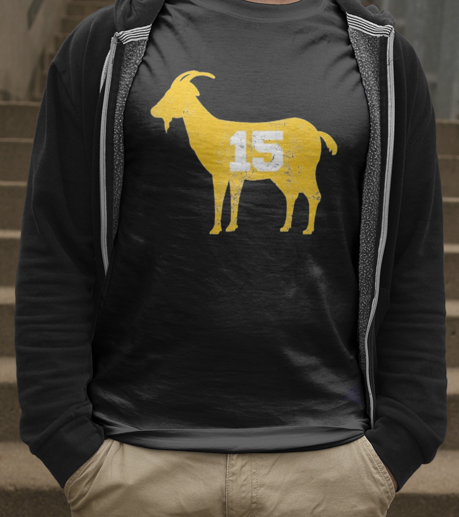 Goat 15 Yellow Silhouette Toddler Fine Jersey T-Shirt