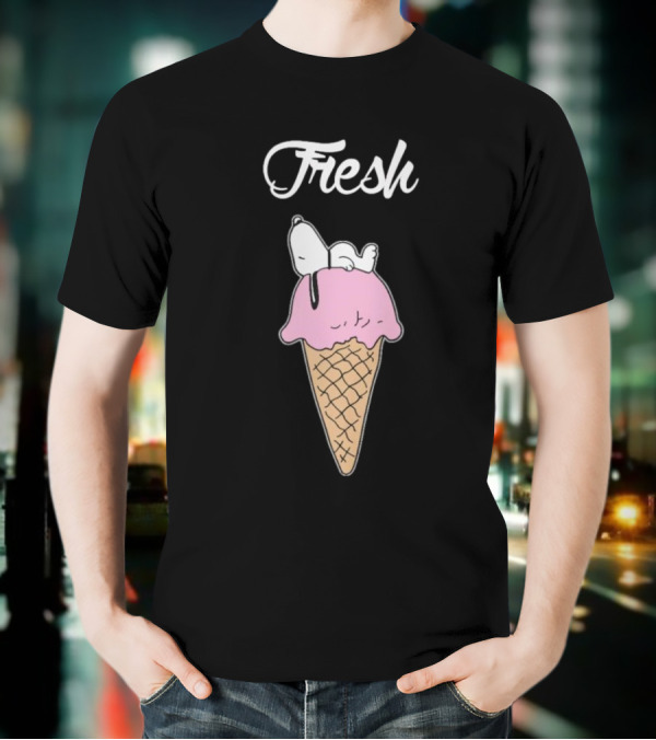 Fresh Snoopy Ice Cream Cone T-Shirt