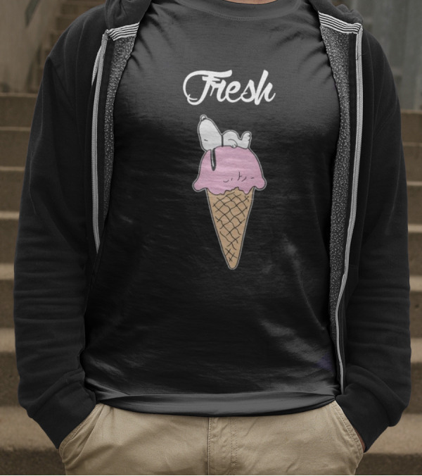 Fresh Snoopy Ice Cream Cone T-Shirt
