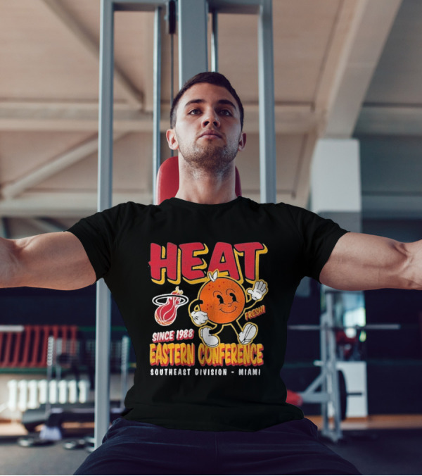 HEAT Since 1988 Eastern Conference Southeast Division Miami Fresh T-Shirt