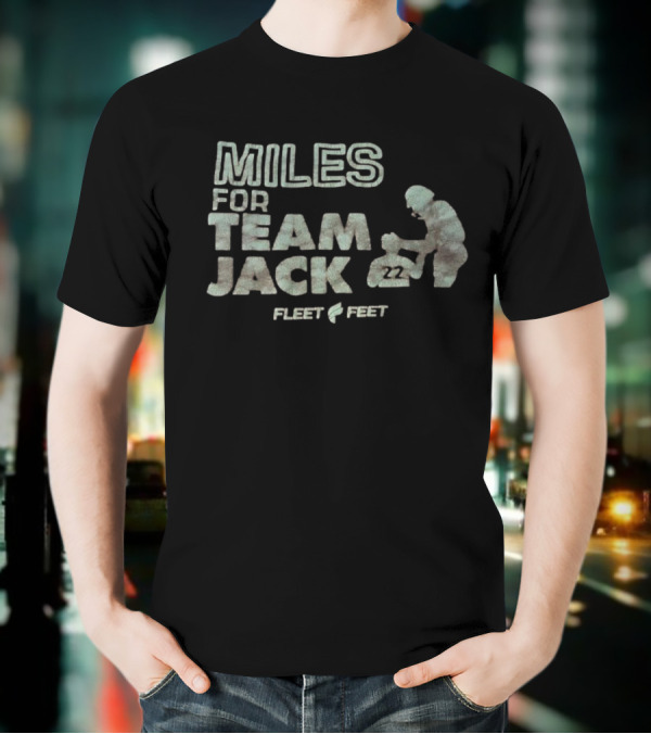 Miles For Team Jack Fleet Feet 22 Vintage 2005-2025 T-Shirt