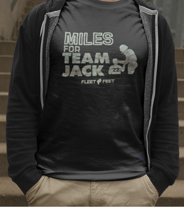 Miles For Team Jack Fleet Feet 22 Vintage 2005-2025 T-Shirt