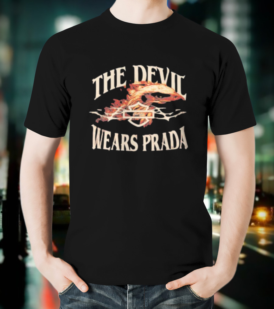 The Devil Wears Prada Harley Flames T-Shirt