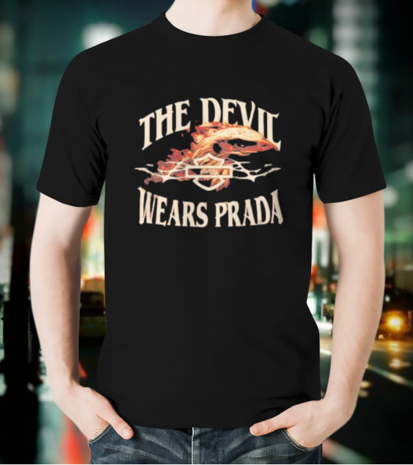 The Devil Wears Prada Harley Flames T-Shirt