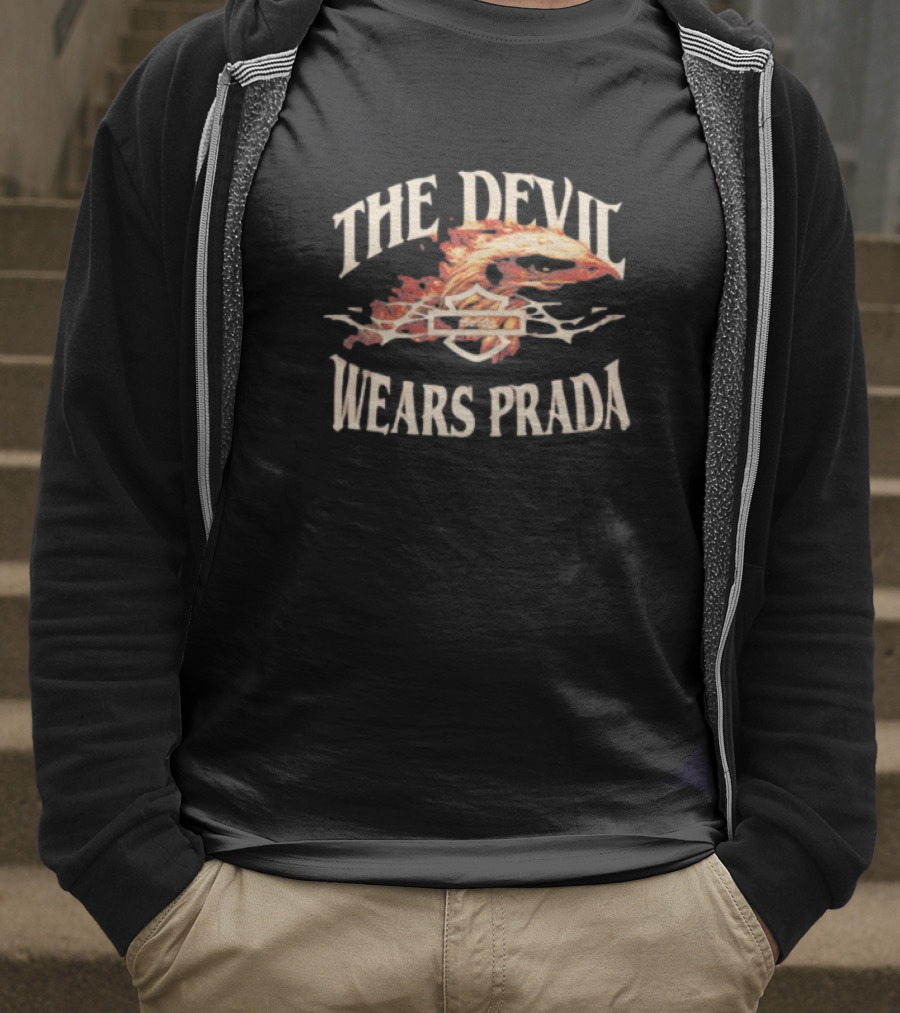 The Devil Wears Prada Harley Flames T-Shirt