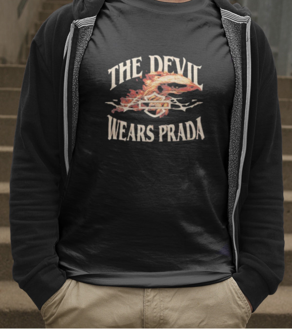 The Devil Wears Prada Harley Flames T-Shirt