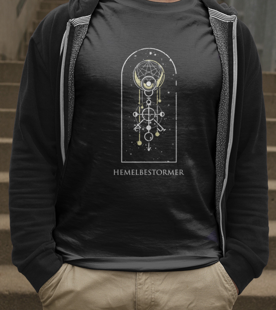Hemelbestormer Celestial Symbols In The Radiant Veil T-Shirt