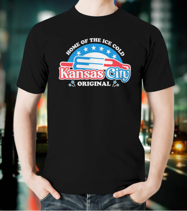 Home Of The Ice Cold Kansas City Original Popsicle Stars T-Shirt