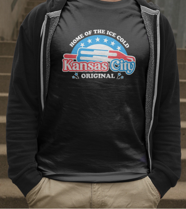 Home Of The Ice Cold Kansas City Original Popsicle Stars T-Shirt