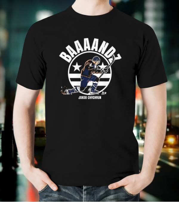BAAANDZ Jakob Chychrun Hockey Star Design T-Shirt