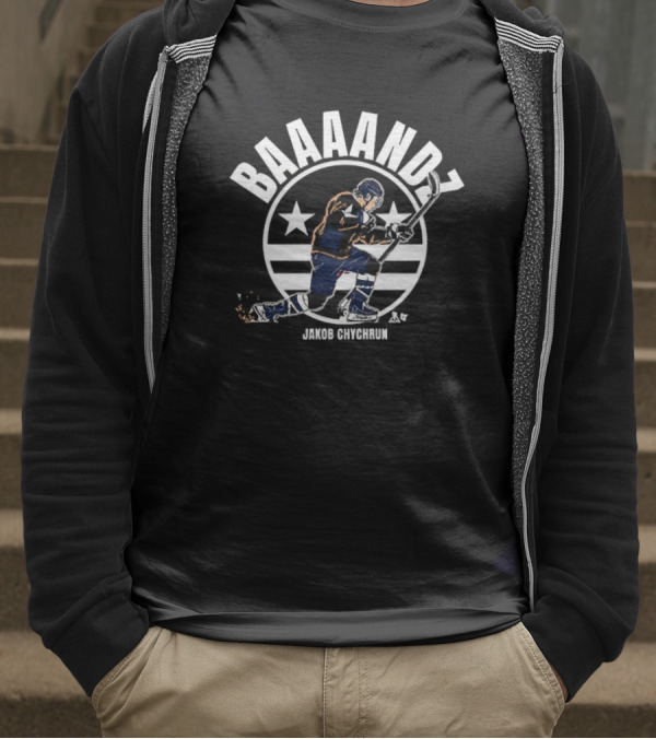 BAAANDZ Jakob Chychrun Hockey Star Design T-Shirt