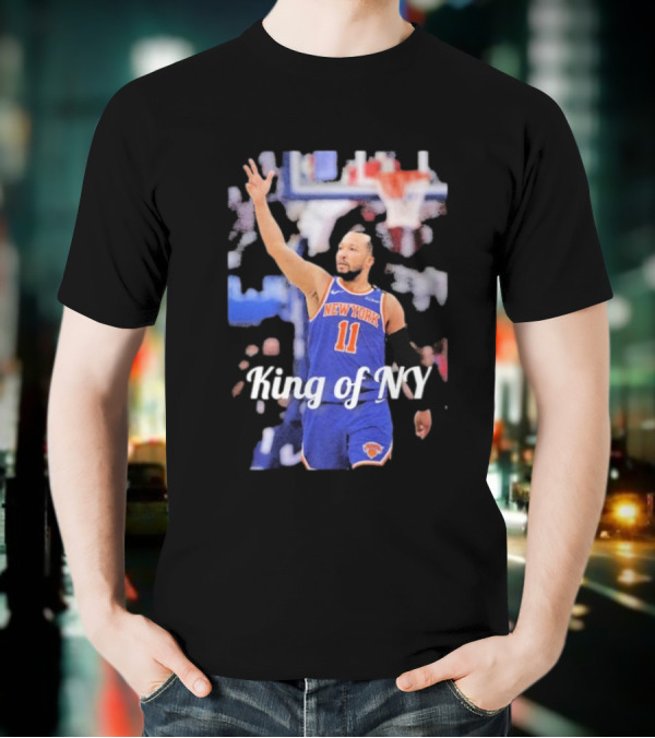 Jalen Brunson 11 New York Knicks King Of NY T-Shirt