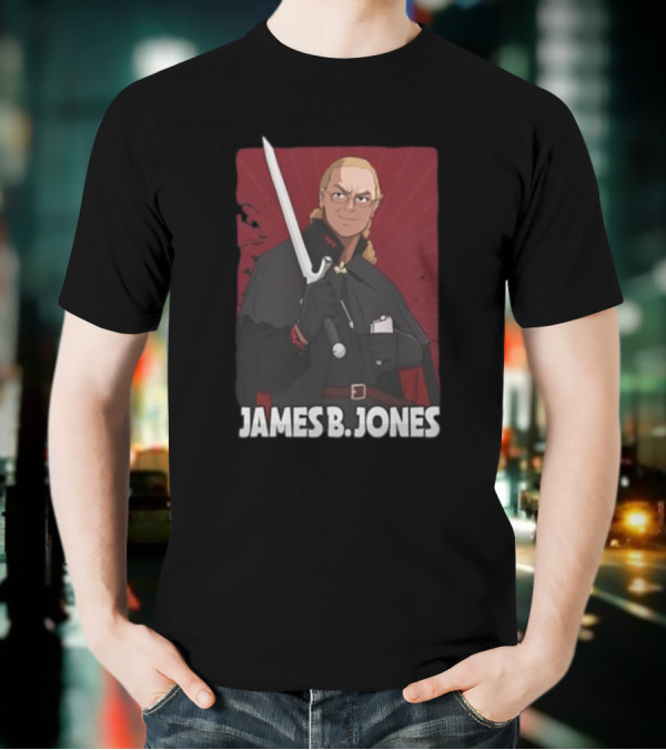 James B. Jones Anime Sword Warrior T-Shirt