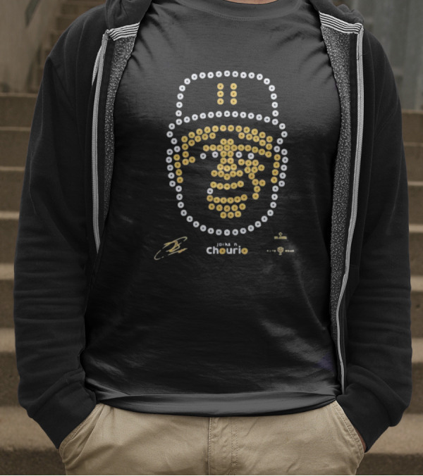 Jackson Chourio 11 Bead Face Design T-Shirt