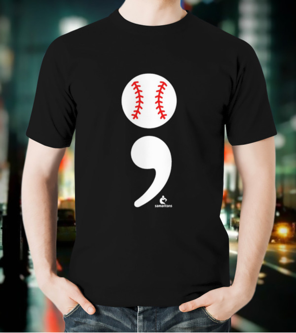 Jarren Duran The Game Isn’t Over Baseball Semicolon Symbol T-Shirt