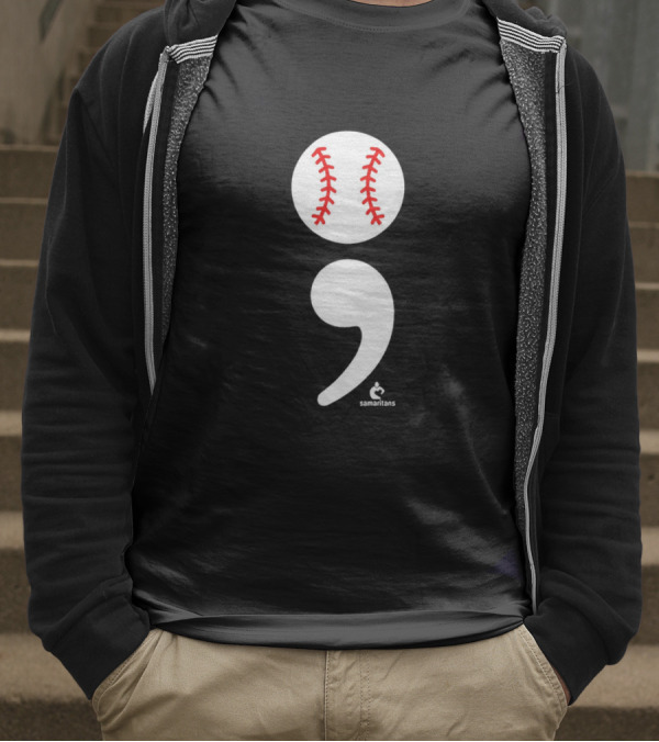 Jarren Duran The Game Isn’t Over Baseball Semicolon Symbol T-Shirt