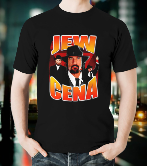 Jew Cena Fedora Hat Jewish Attire Ensemble T-Shirt