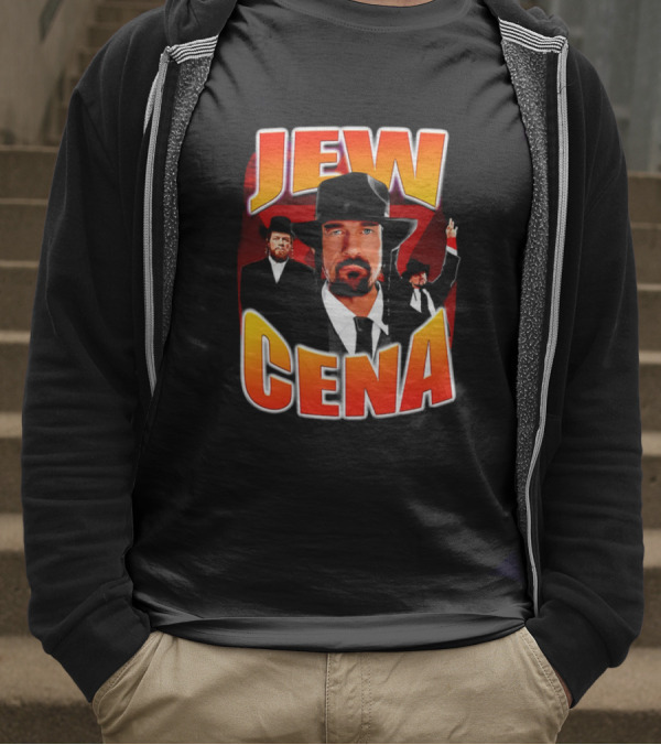 Jew Cena Fedora Hat Jewish Attire Ensemble T-Shirt