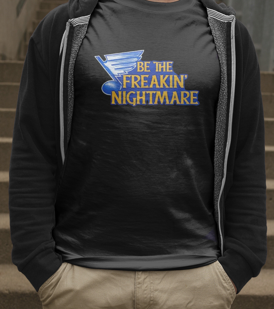 Jon Gruden Be The Freakin’ Nightmare St. Louis Blues Thank You T-Shirt