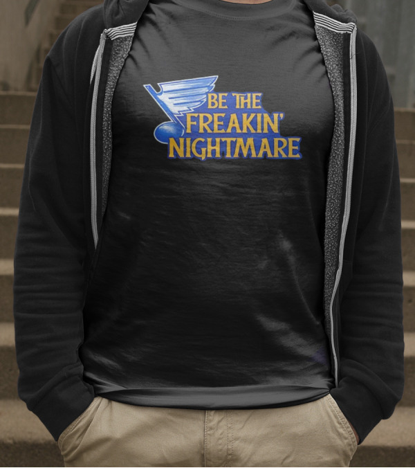 Jon Gruden Be The Freakin’ Nightmare St. Louis Blues Thank You T-Shirt