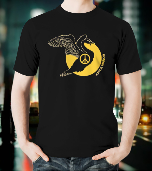 Joyce Manor Peace Swan With Peace Symbol Circle T-Shirt