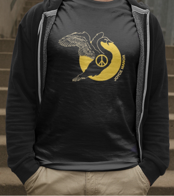 Joyce Manor Peace Swan With Peace Symbol Circle T-Shirt