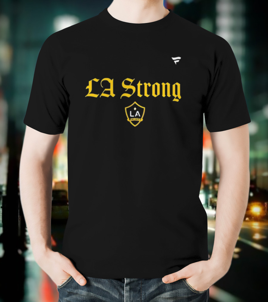 LA Strong 2025 LA Galaxy Shield Emblem T-Shirt