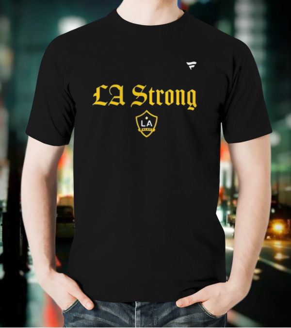 LA Strong 2025 LA Galaxy Shield Emblem T-Shirt