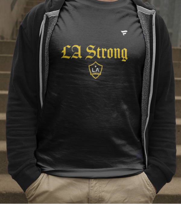 LA Strong 2025 LA Galaxy Shield Emblem T-Shirt