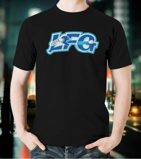 LFG Crawdaddy Seattle Mariners Baseball Helmet And Bat Graphic T-Shirt