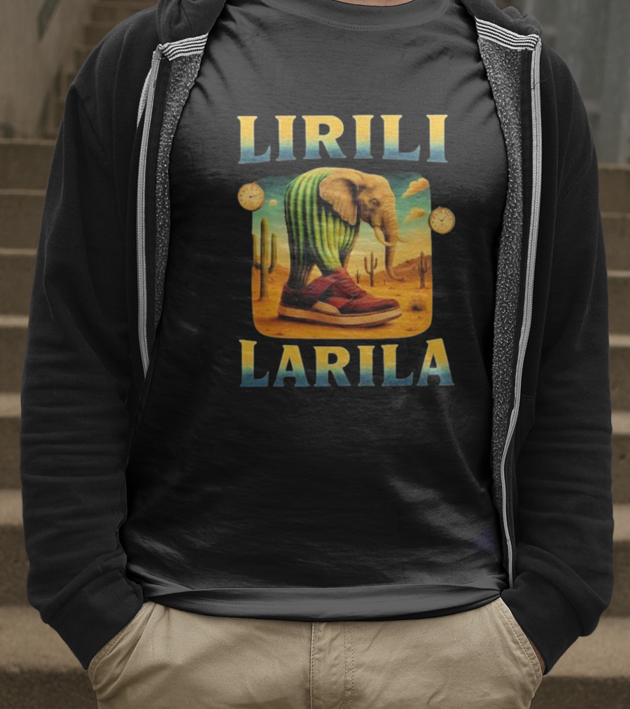 Lirili Larila Elephant Cactus Sneakers Desert S T-Shirt