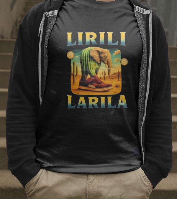 Lirili Larila Elephant Cactus Sneakers Desert S T-Shirt