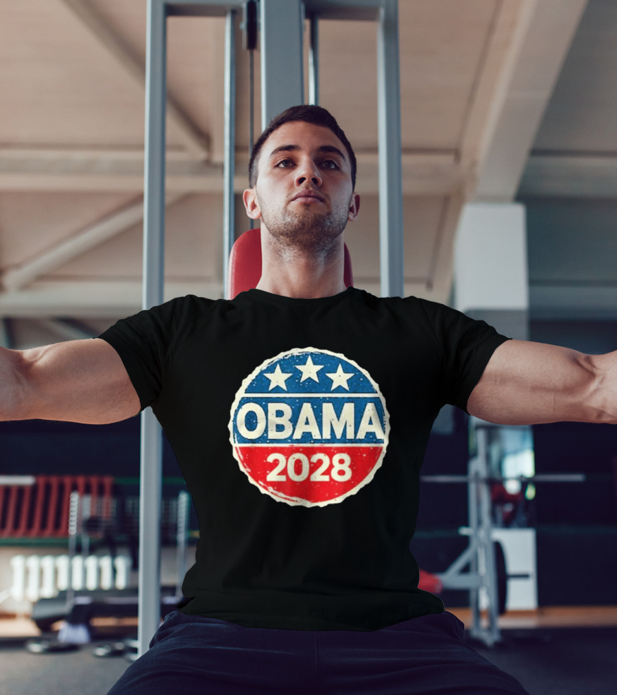 Lisa Guerrero Obama 2028 Three Star Blue Red T-Shirt