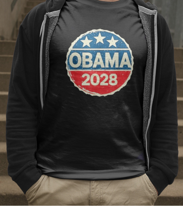 Lisa Guerrero Obama 2028 Three Star Blue Red T-Shirt