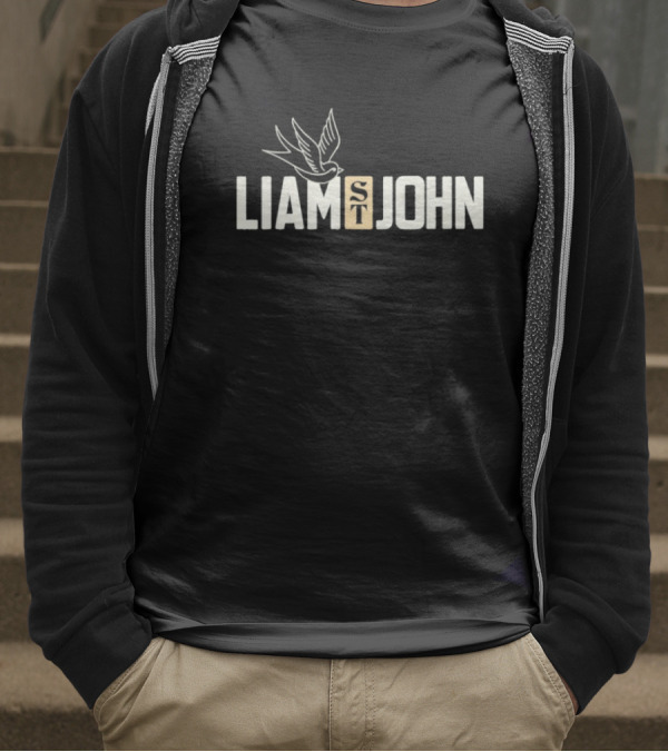 Liam St John Ride Or Die Bird Motif Typography T-Shirt