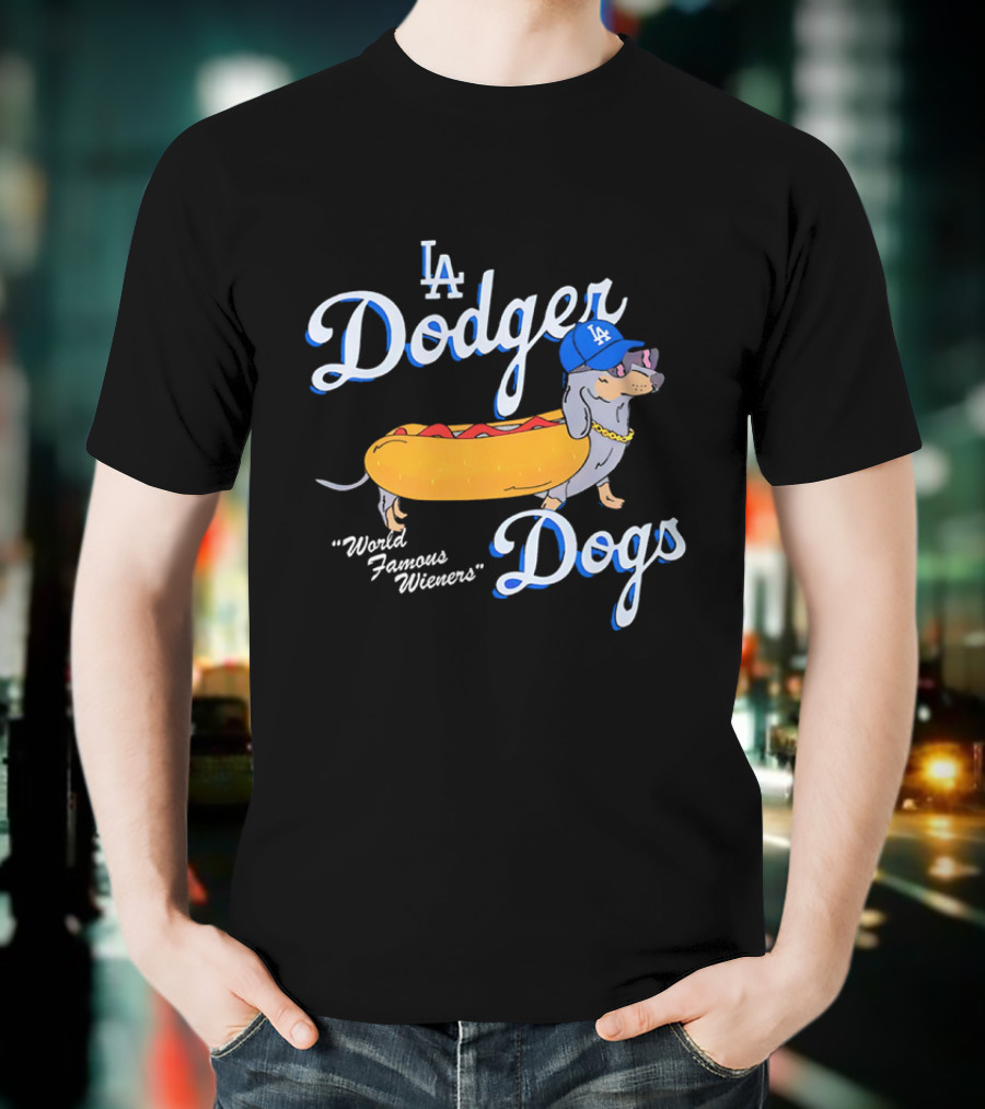 LA Dodger Dogs World Famous Wieners T-Shirt